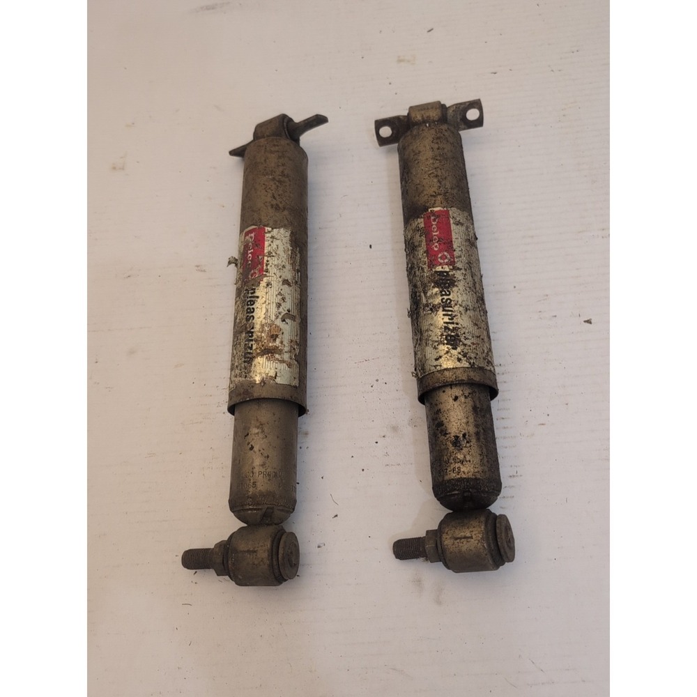 2 Delco Pleasurizer P1065 FC387 Chevelle Nova Corvair Shock Absorbers 60 70s